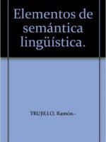 Elementos de semántica linguistica