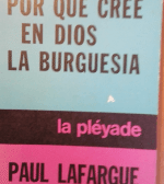 Por que cree en Dios la burguesia